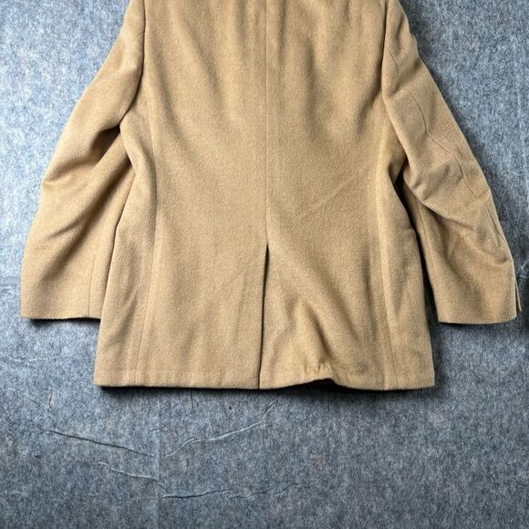 Vintage John Weitz by Palm Beach Mens Camel Hair Tan 2 Button Blazer Jacket - Picture 9 of 12